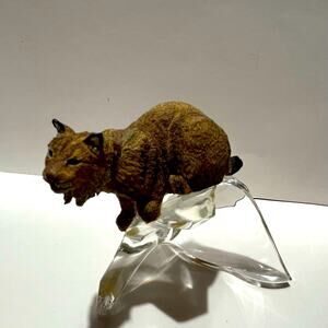 Franklin Mint cougar figurine